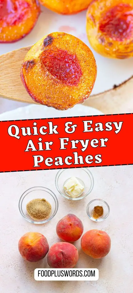 Receta fácil de melocotones para freidora Receta fácil de melocotones para freidora