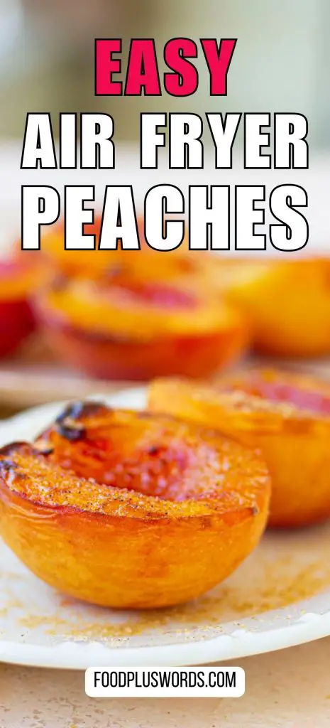 Receta fácil de melocotones para freidora Receta fácil de melocotones para freidora