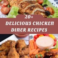 Más de 20 recetas de cena de pollo