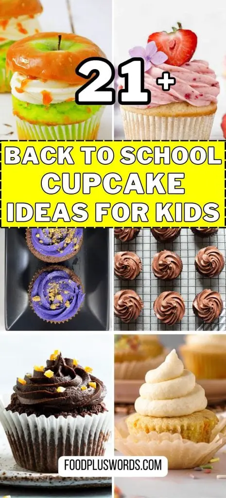 25 ideas de cupcakes para el regreso a clases que llevarán tu paladar de viaje
