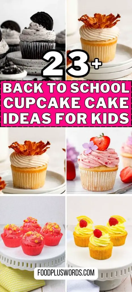 25 ideas de cupcakes para el regreso a clases que llevarán tu paladar de viaje