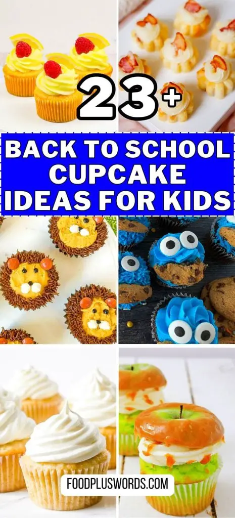 25 ideas de cupcakes para el regreso a clases que llevarán tu paladar de viaje