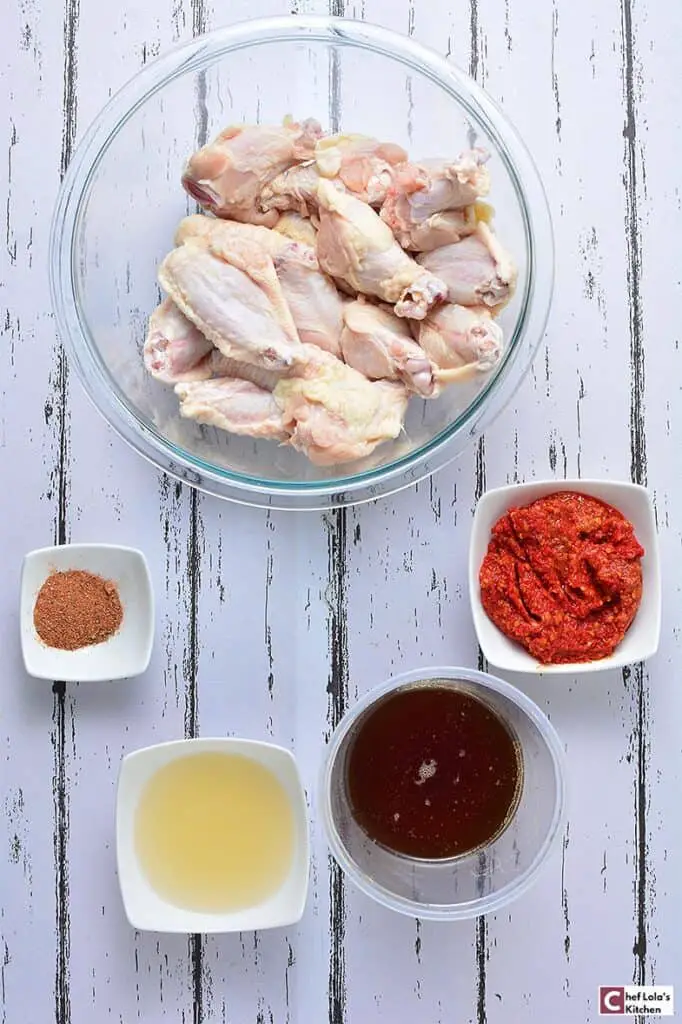 Alitas de pollo harissa