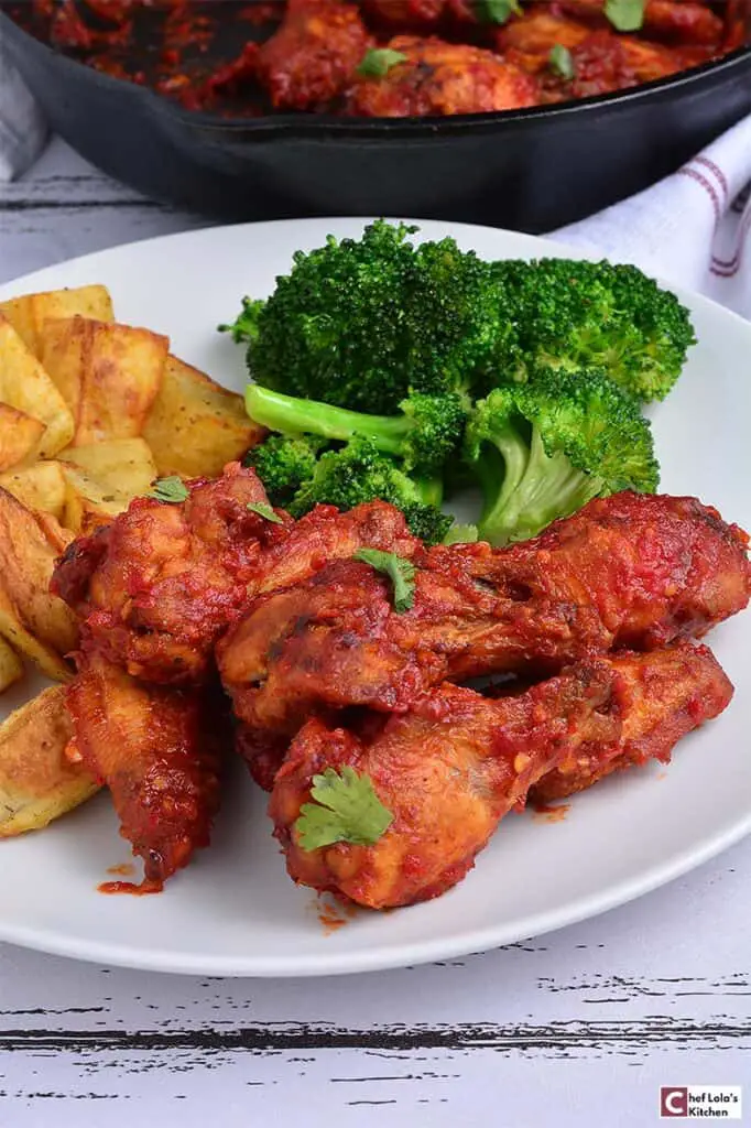 Alitas de pollo harissa