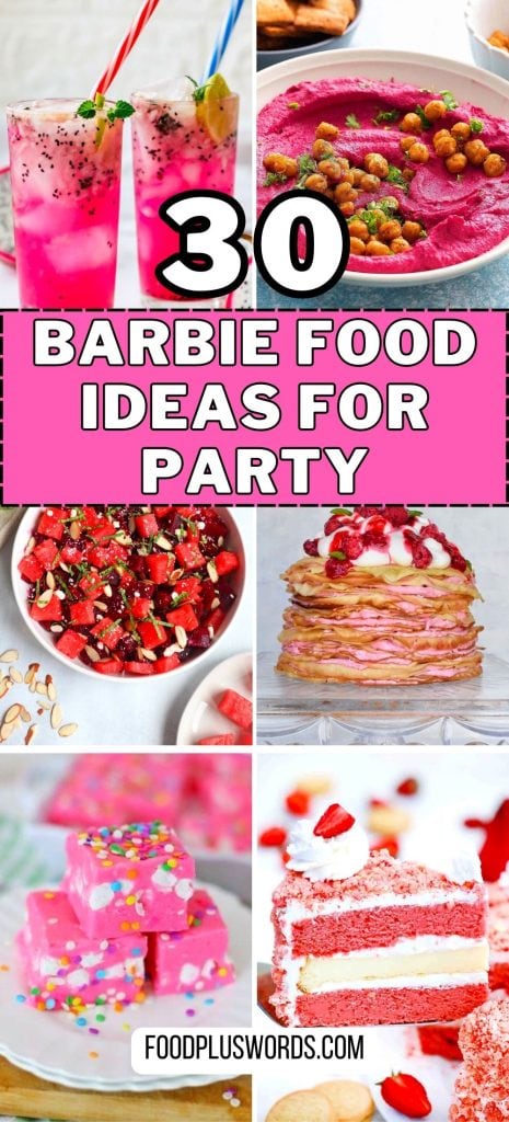 ¡34 ideas de comida de Barbie para alegrar tu vida!