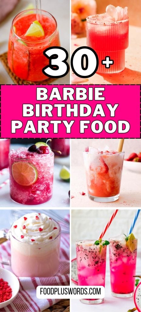 ¡34 ideas de comida de Barbie para alegrar tu vida!