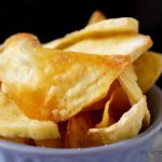 Chips de ñame al horno Chips de ñame al horno