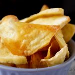 Chips de ñame al horno