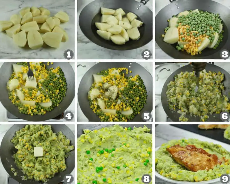 IRIO (puré de patatas africano) IRIO (puré de patatas africano)