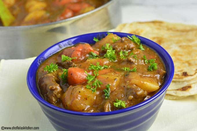 Patatas de ternera estofadas