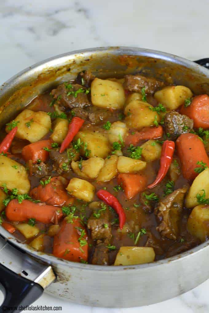 Patatas de ternera estofadas Patatas de ternera estofadas