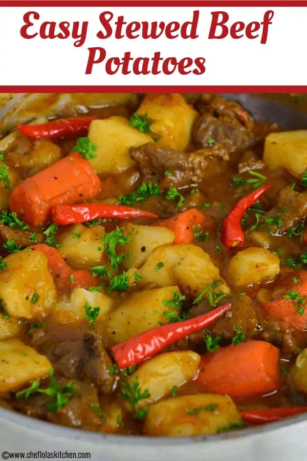 Patatas de ternera estofadas Patatas de ternera estofadas