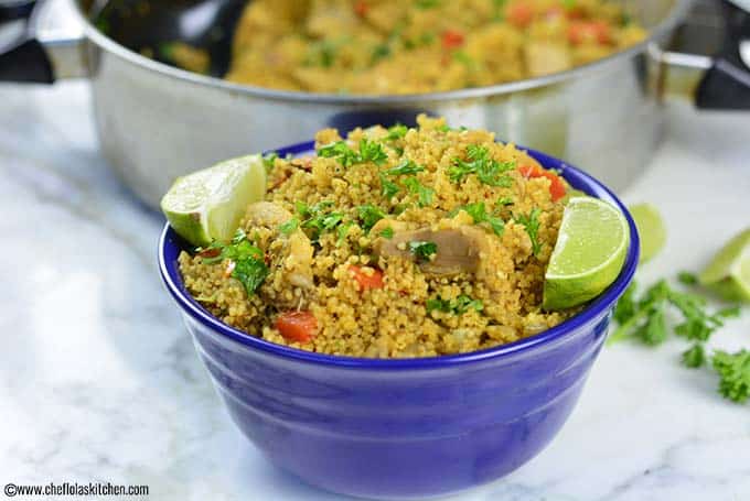 Cuscús de pollo y verduras Cuscús de pollo y verduras
