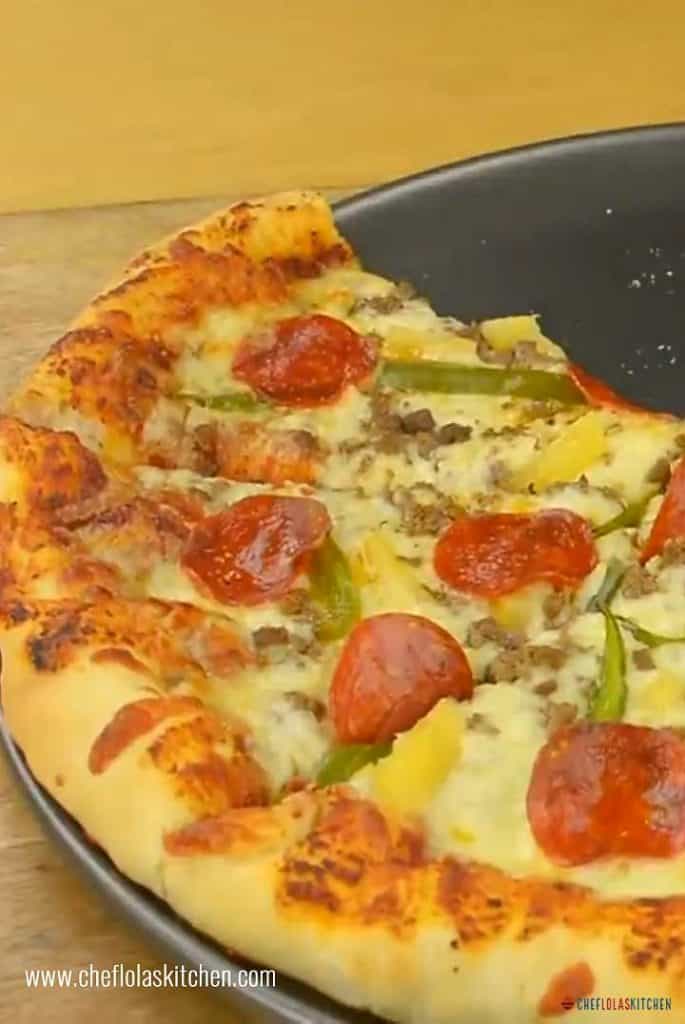 Receta de pizza casera (desde cero)