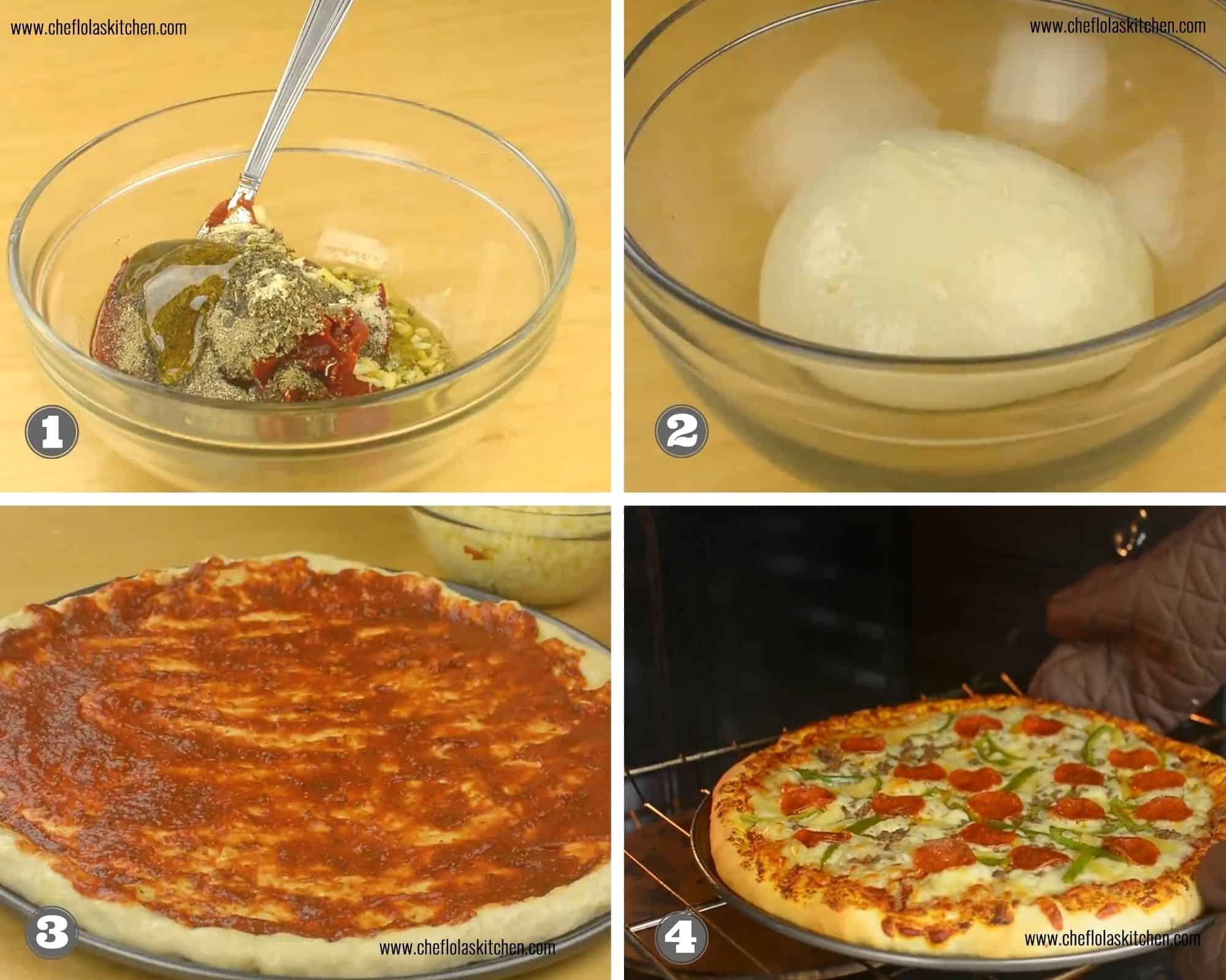 Receta de pizza casera (desde cero) Receta de pizza casera (desde cero)