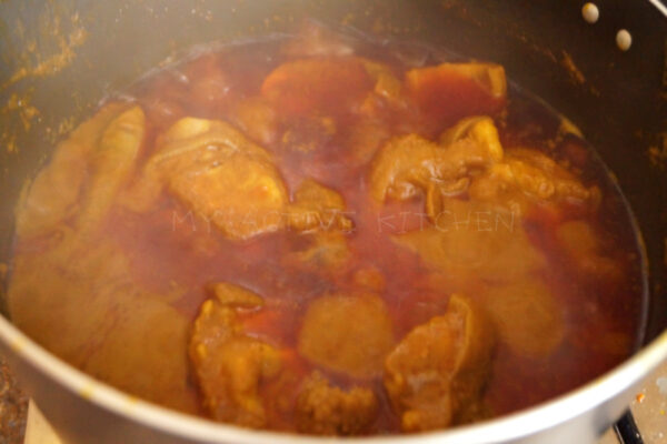 Sopa banga okra de Karo Sopa banga okra de Karo