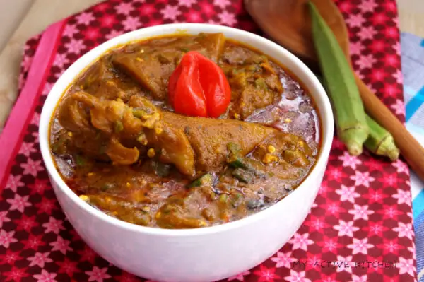 Sopa banga okra de Karo Sopa banga okra de Karo