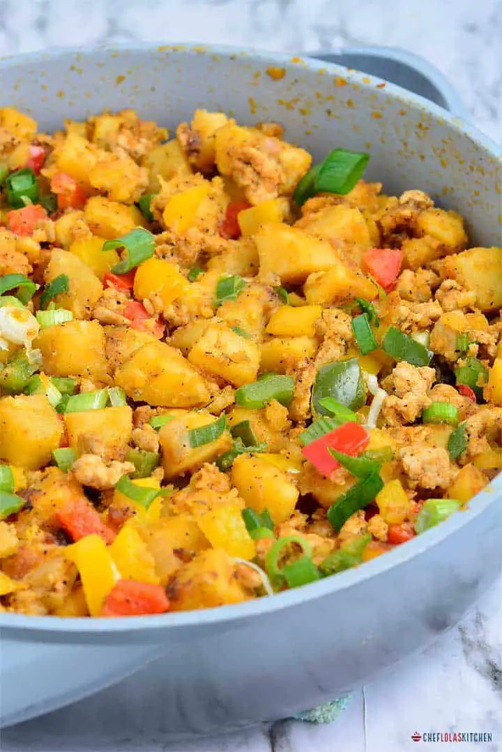 Hash de camote para el desayuno: rápido y fácil Hash de camote para el desayuno: rápido y fácil