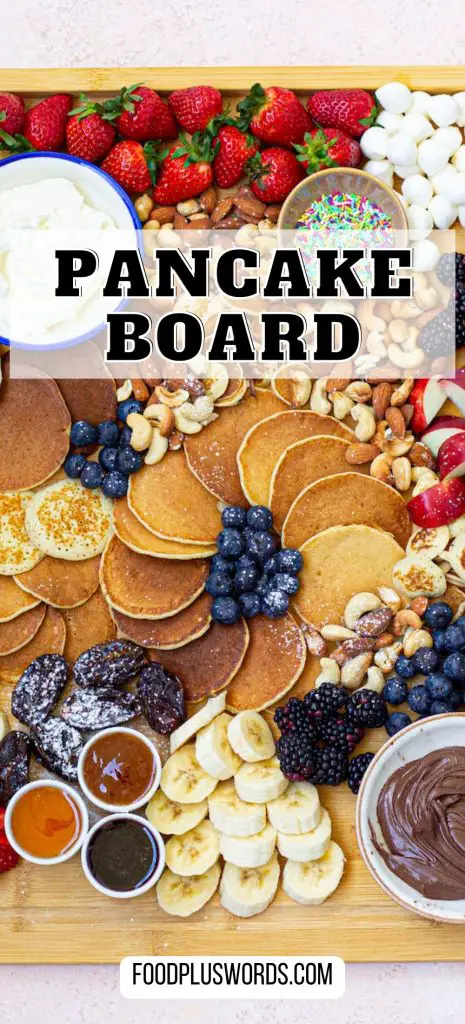 Tabla de embutidos para panqueques