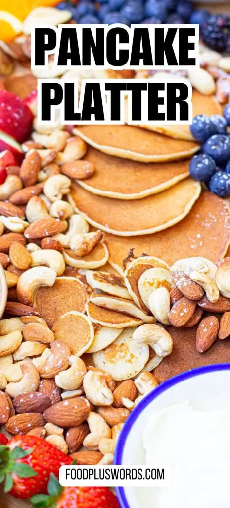 Tabla de embutidos para panqueques