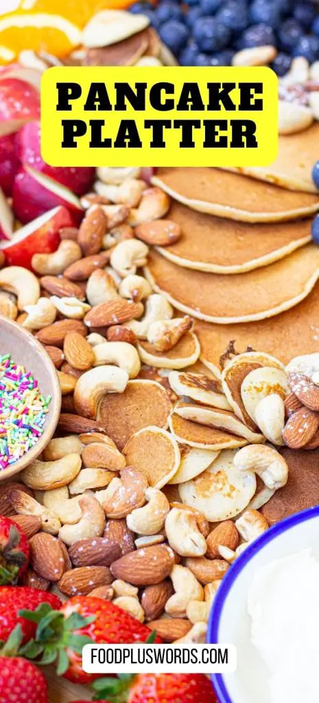 Tabla de embutidos para panqueques