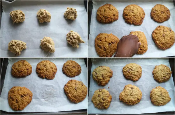 Galletas de avena con nueces Galletas de avena con nueces