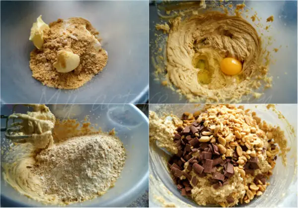 Galletas de avena con nueces Galletas de avena con nueces