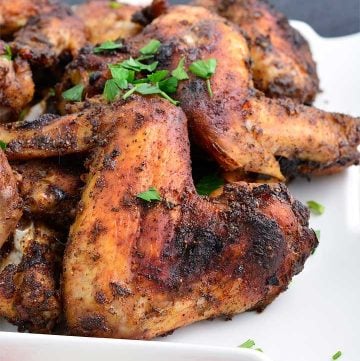 Receta de alitas de pollo Jerk