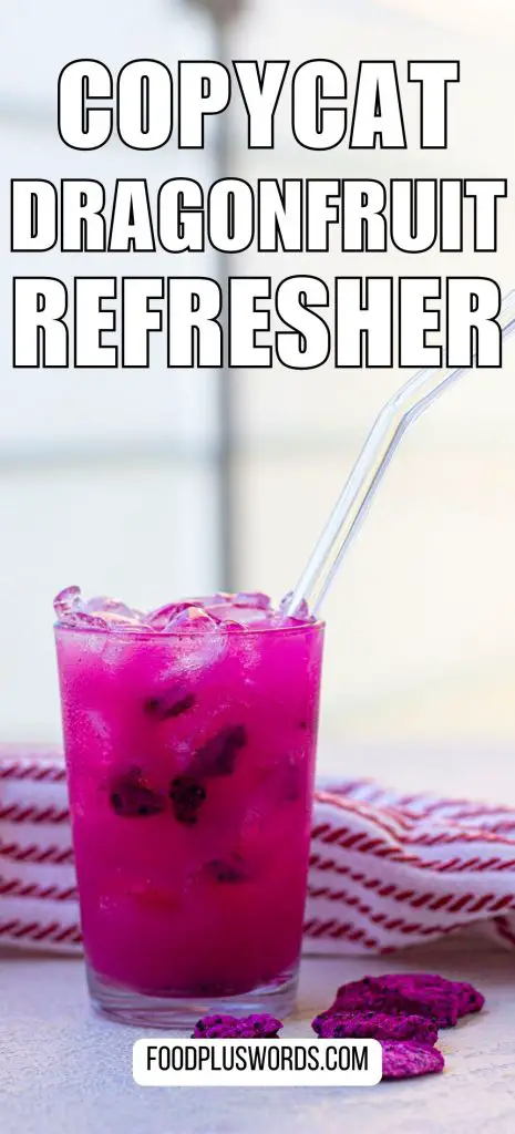 Refrescante de fruta de dragón de mango Copycat (receta de Starbucks) Refrescante de fruta de dragón de mango Copycat (receta de Starbucks)