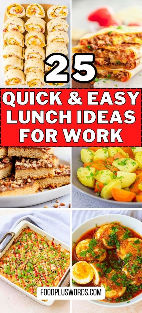 25 ideas de almuerzo para colegas que avergüenzan a la comida rápida