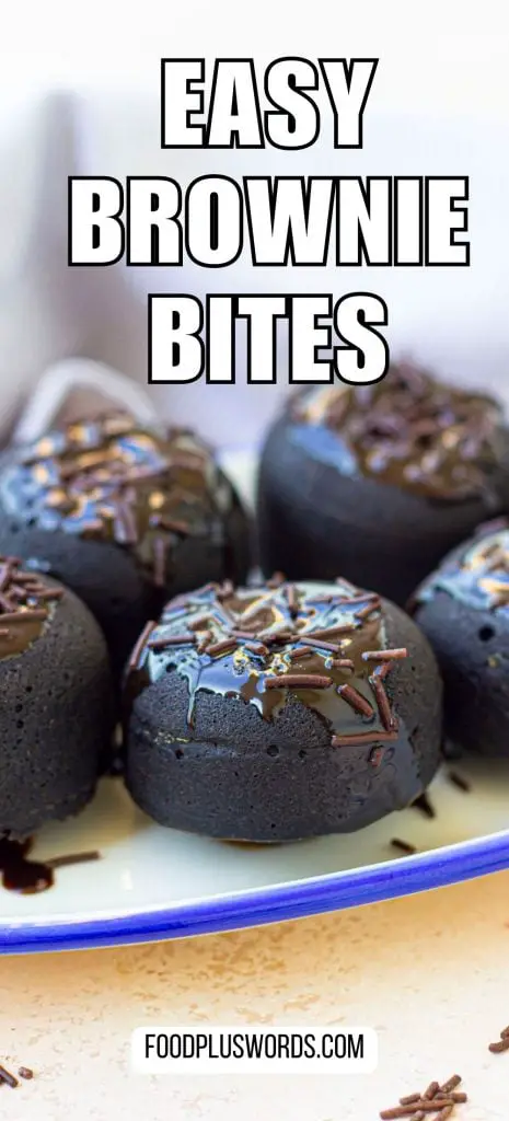 Deliciosa receta instantánea de bocaditos de brownie