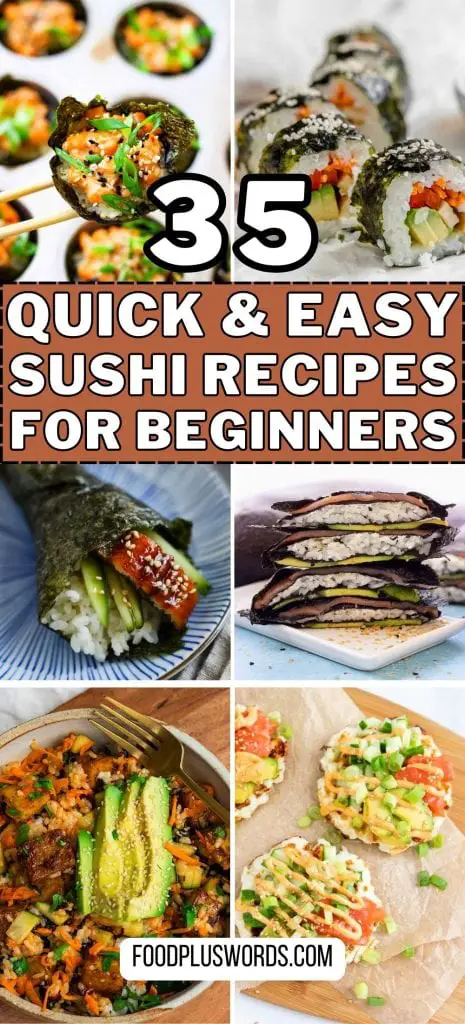 ¡Las 35 mejores recetas de sushi que te arrepentirás si no las probaste antes! ¡Las 35 mejores recetas de sushi que te arrepentirás si no las probaste antes!