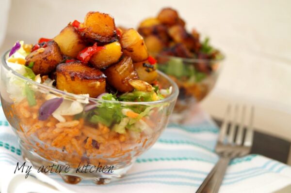 Mantequilla de ajo y chile plátano Mantequilla de ajo y chile plátano