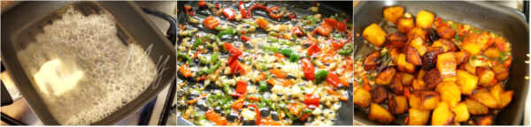 Mantequilla de ajo y chile plátano Mantequilla de ajo y chile plátano