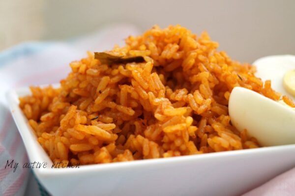 Arroz jollof vegetariano