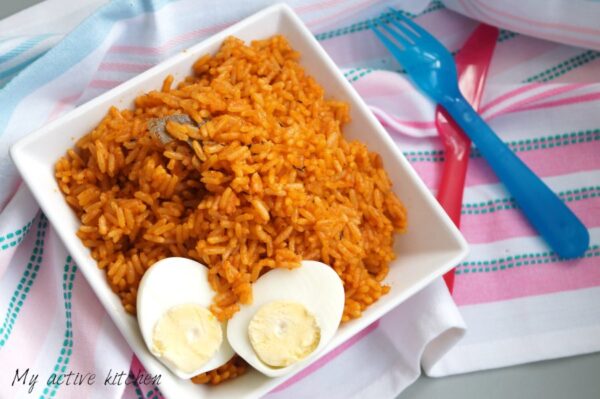 Arroz jollof vegetariano