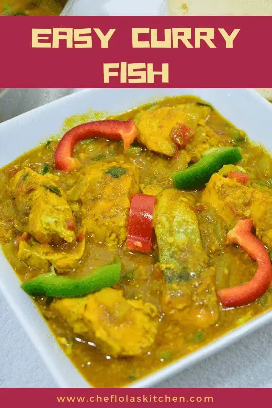 Pescado al curry con coco