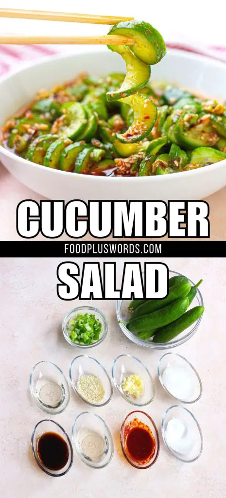 Receta TikTok de ensalada asiática de pepino Receta TikTok de ensalada asiática de pepino