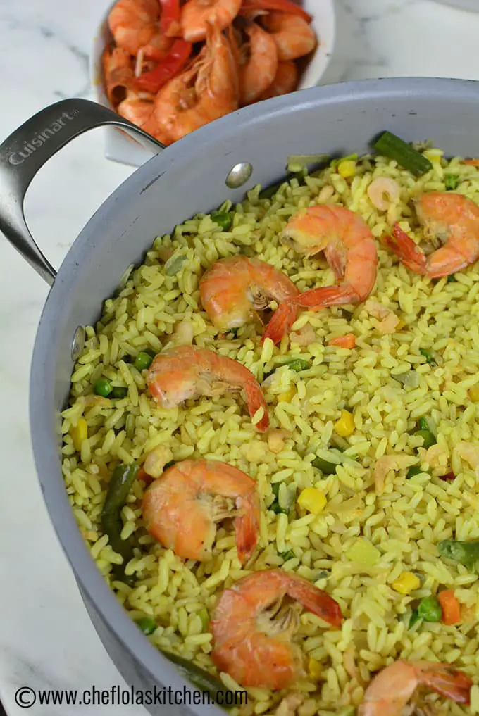 arroz frito con camarones arroz frito con camarones