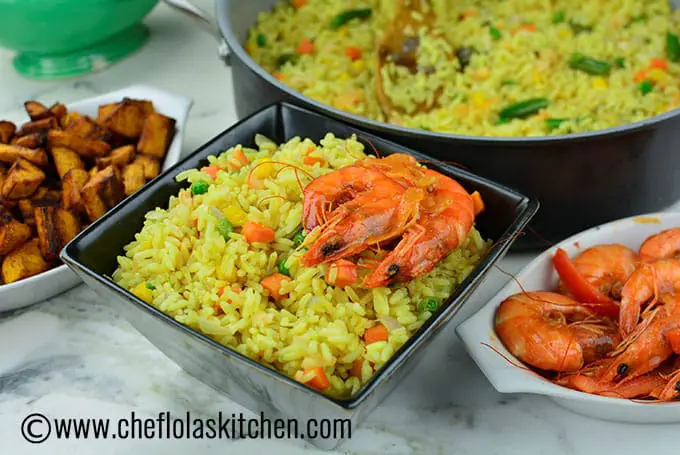 arroz frito con camarones arroz frito con camarones