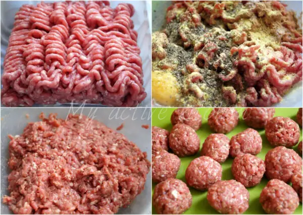 Albóndigas al estilo nigeriano con arroz