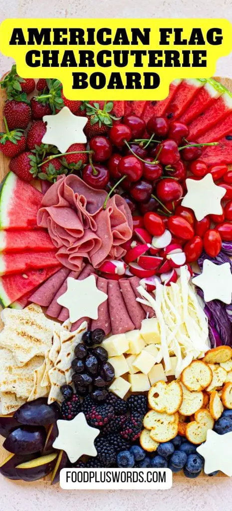 Idea simple pero épica del tablero de embutidos del 4 de julio Idea simple pero épica del tablero de embutidos del 4 de julio