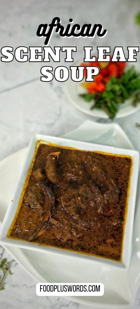 Sopa negra (sopa efirin nigeriana)