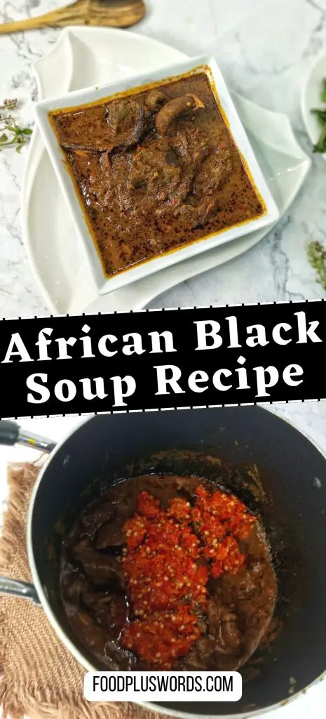 Sopa negra (sopa efirin nigeriana) Sopa negra (sopa efirin nigeriana)