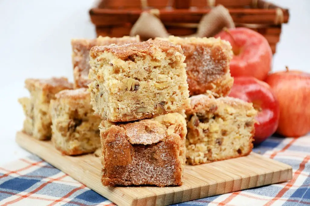 Brownies de manzana y canela (Blondies de manzana y canela)