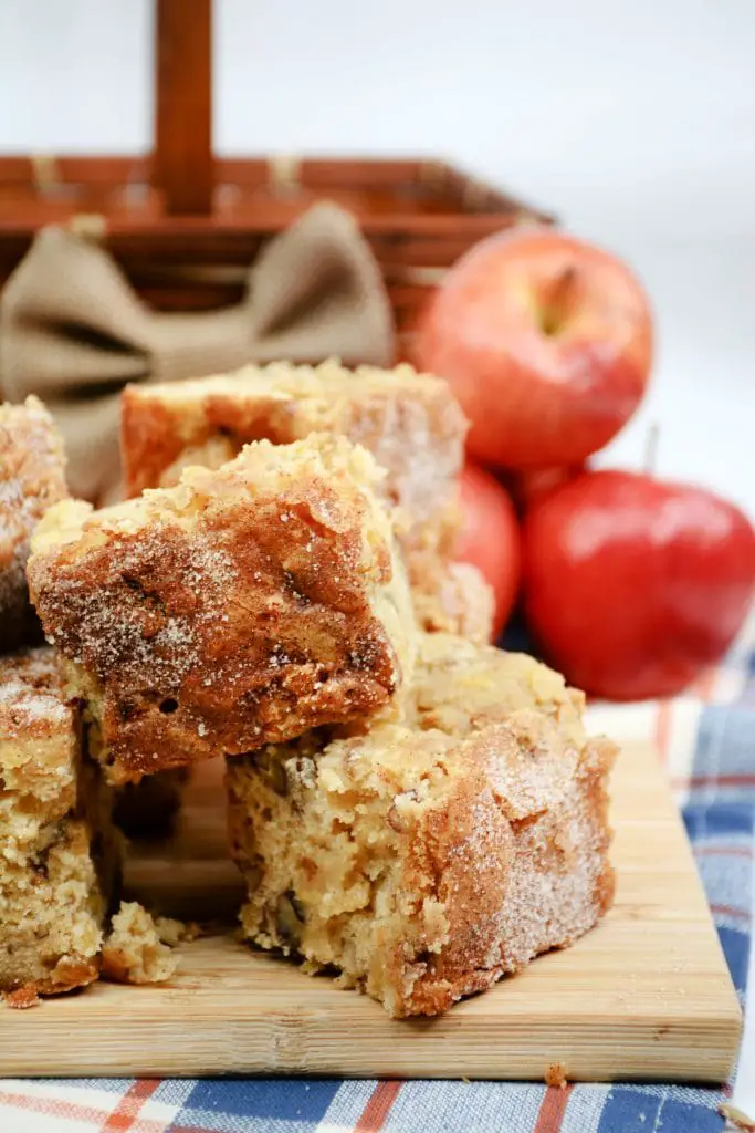 Brownies de manzana y canela (Blondies de manzana y canela)