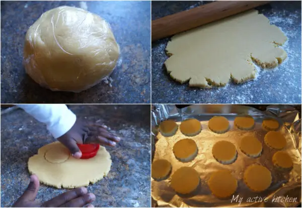 Galletas de mantequilla de coco