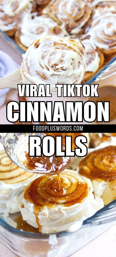 Rollos de canela con crema virales en TikTok