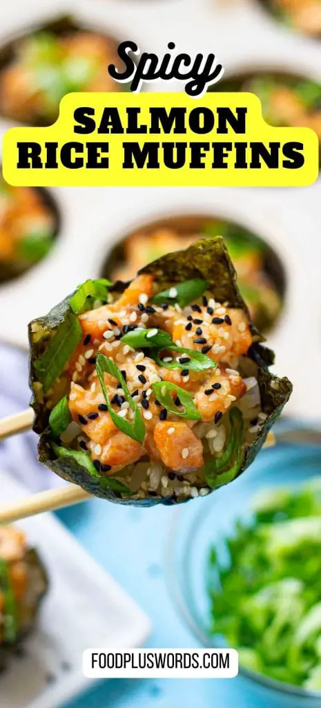 Tazas para hornear sushi (receta viral de tazas de sushi con salmón al horno) Tazas para hornear sushi (receta viral de tazas de sushi con salmón al horno)