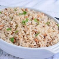 Receta de arroz y frijoles